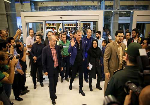 ورود تیم ملی به ایران
