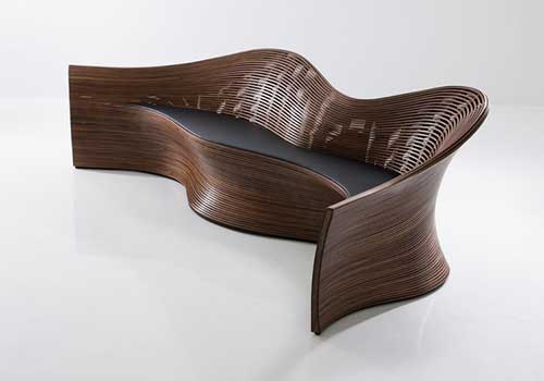 کاناپه مدرن چوبی