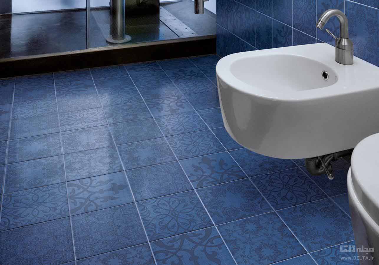 hand painted ceramic floor tiles minoo marcel wanders thumb 1600xauto 56204 آنچه که باید درباره دکوراسیون حمام بدانید