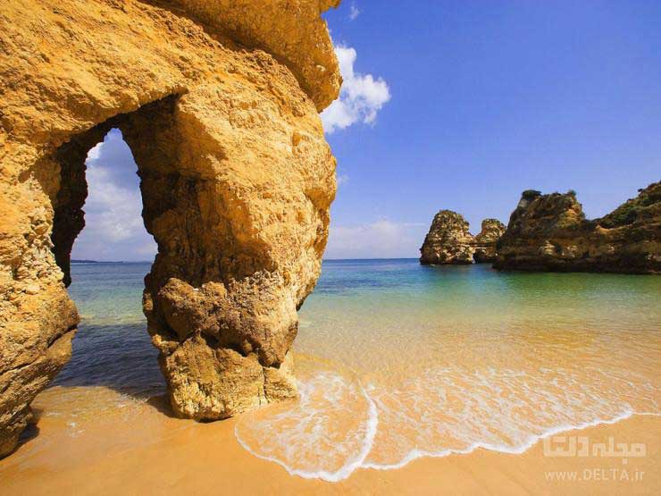 Caves in Algarve2 زیبایی این ساحل نفس‌تان را بند می‌آورد