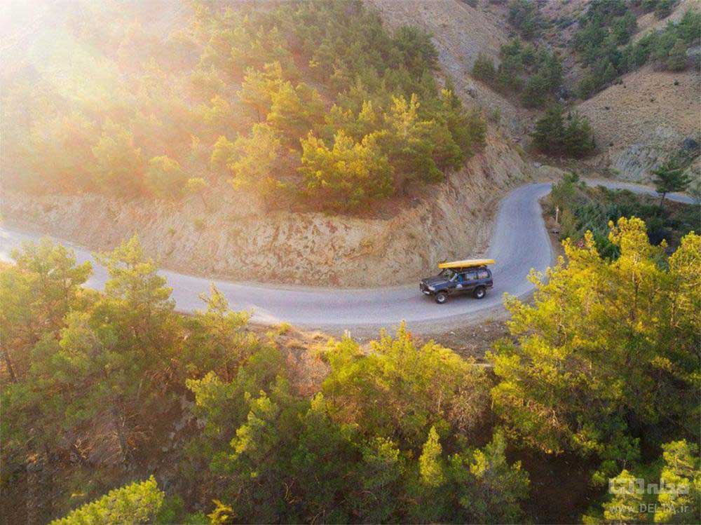 جاده مرزن آباد دریاچه ولشت