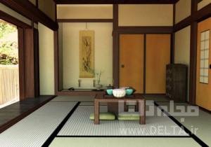 japanese living room designs 20 خانه هایی که چشم‌بادامی‌ها در آن زندگی می‌کنند