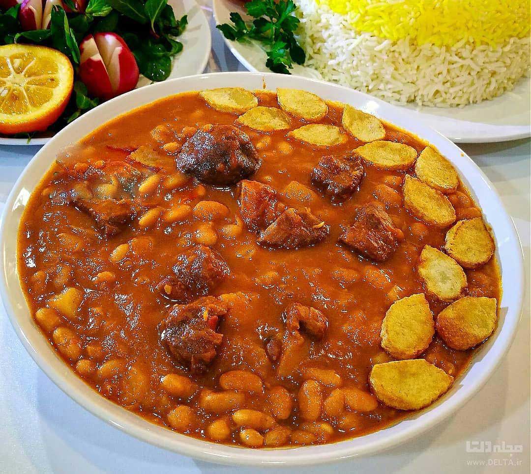 طرز تهیه خورشت لوبیا سفید | خورش لوبیا سفید ارومیه | خورش لوبیا سفید | مجله  دلتا