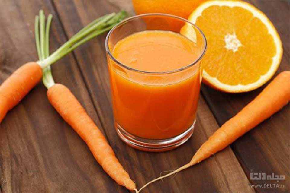 ترکیب هویج و پرتقال