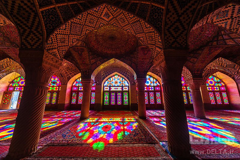مسجد نصیرالملک جاذبه های گردشگری شیراز