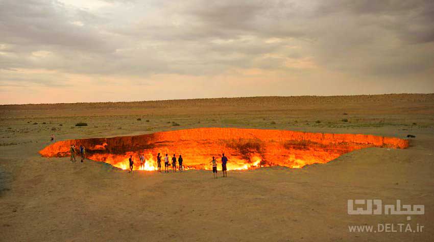 دروازه جهنم ترکمنستان The Door to Hell