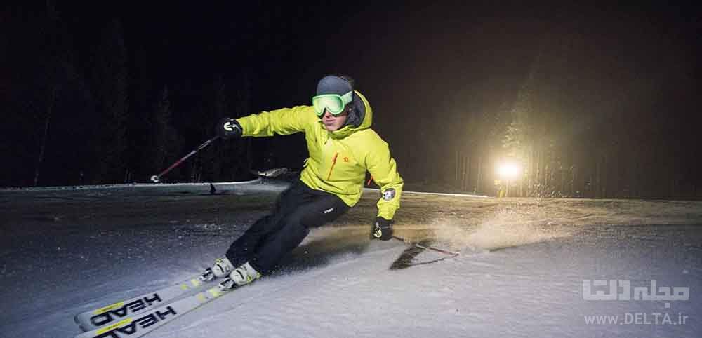 اسکی در شب