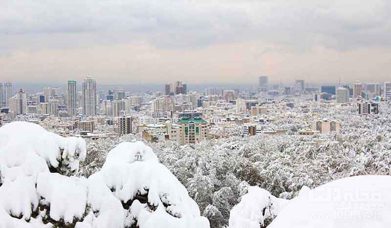 پایتخت در برف