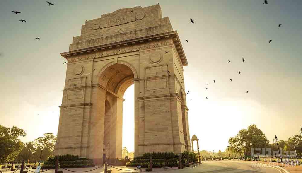 India Gate دروازه هند جاهای دیدنی دهلی