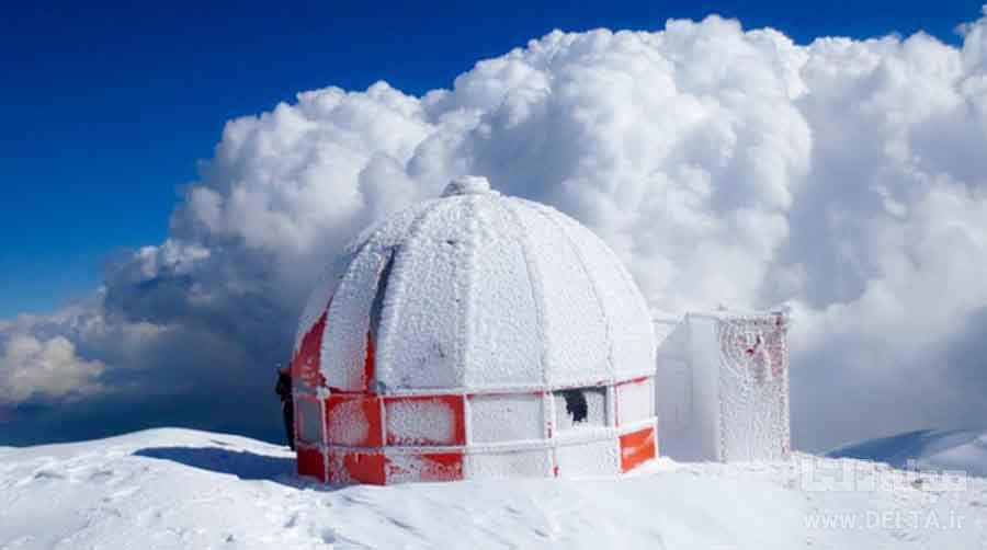 تصاویر برفی دیدنی قله