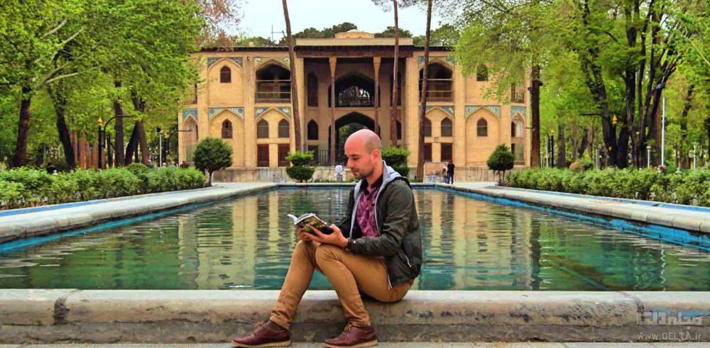 باغ عمارت هشت بهشت اصفهان