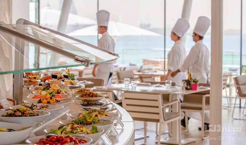 رستوران های بین المللی هتل العرب 