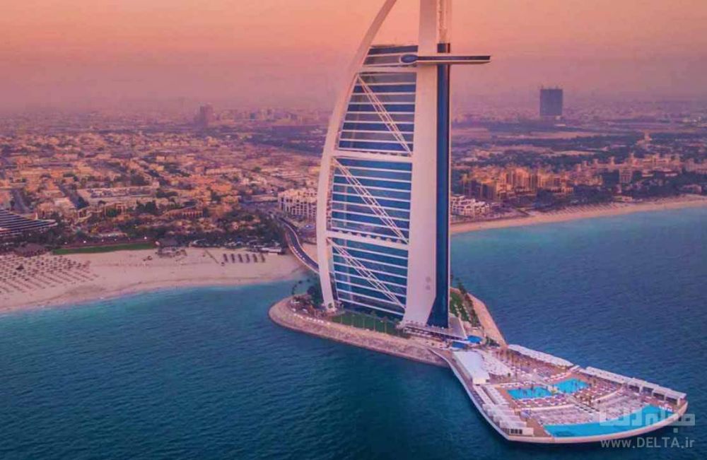 استخر های هتل العرب جمیرا دبی