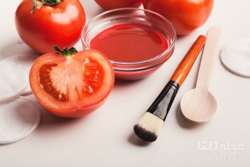 خواص گوجه برای پوست