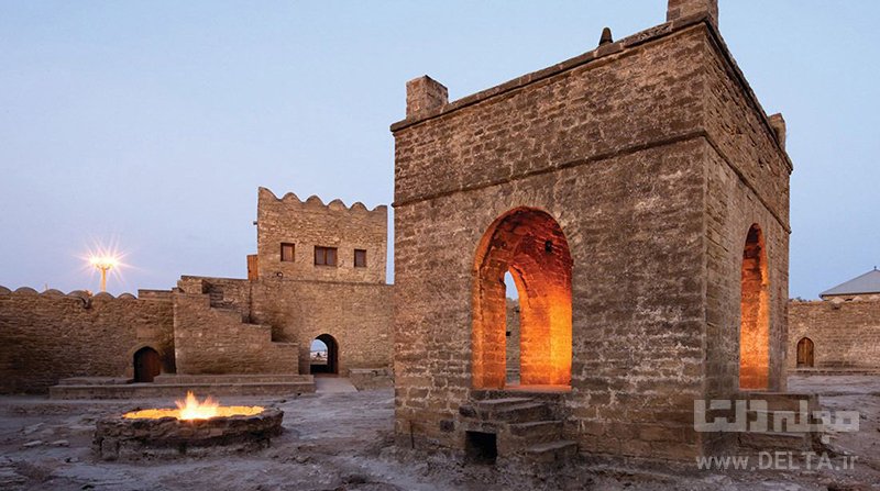 معبد آتشگاه جاذبه های گردشگری باکو