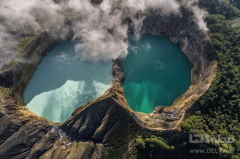 دریاچه کلیموتو جاذبه های گردشگری اندونزی