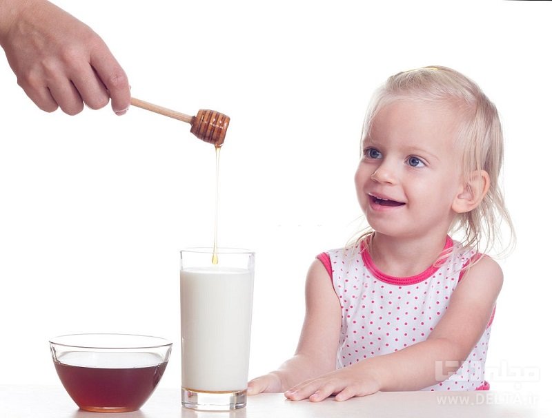 خواص عسل و شیر برای کودکان