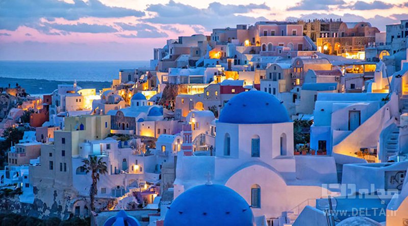 سانتورینی در یونان زیباترین جزایر دنیا