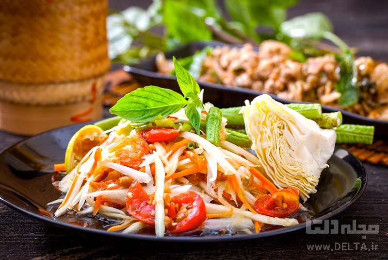 دانستنی های سفر به بانکوک ناهار به سبک سنتی تایلندی 