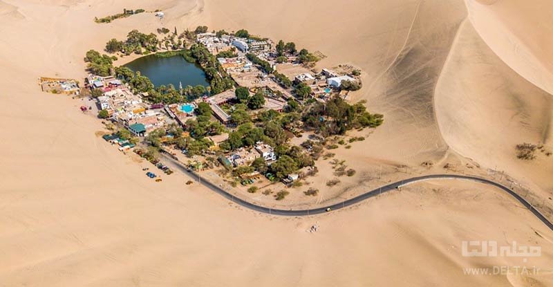 Oasis Surrounded by Dunes در پرو از مکان های عجیب دنیا