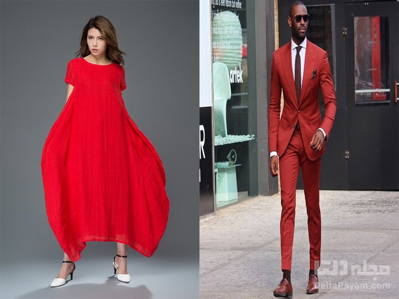 تاثیر لباس قرمز