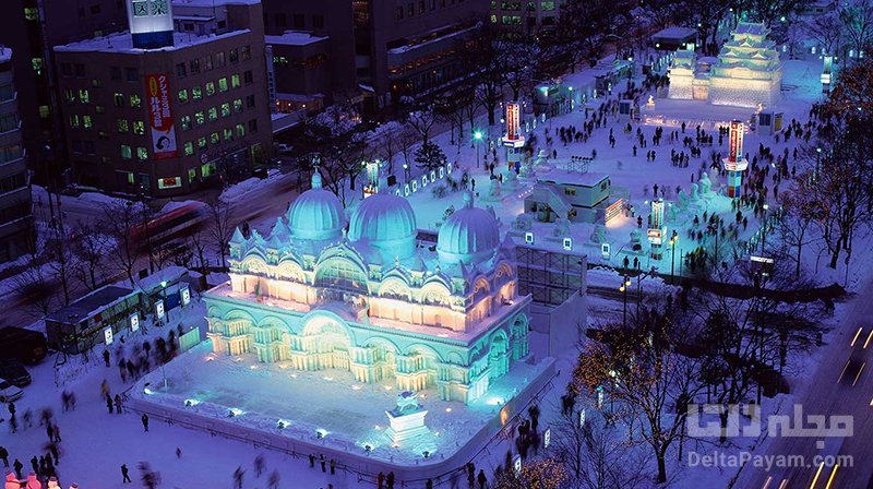 فستیوال‌ های ژاپن فستیوال برف و یخ در ساپورو ژاپن 