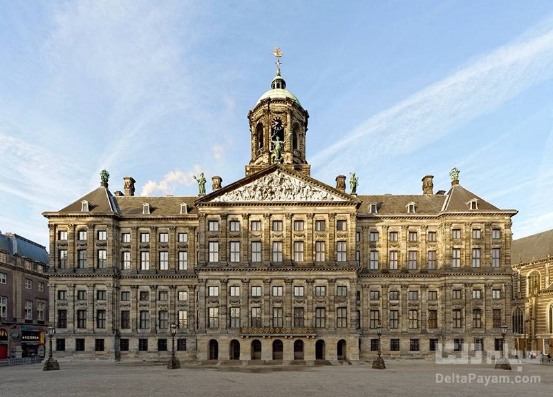 قصر سلطنتی آمستردام جاذبه های آمستردام
