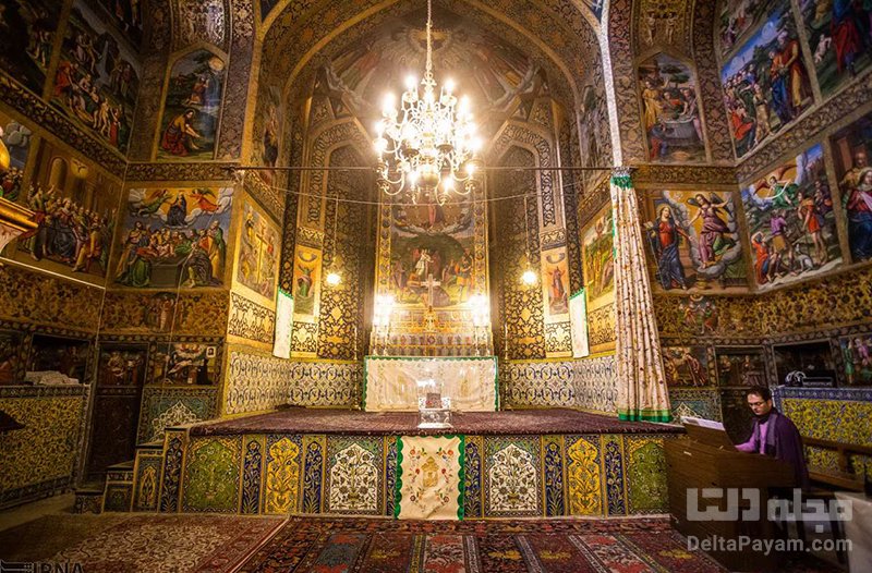 کلیسای وانک اصفهان بخش های کلیسای وانک