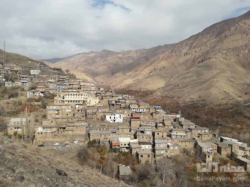 روستای پلکانی دیزباد بالا