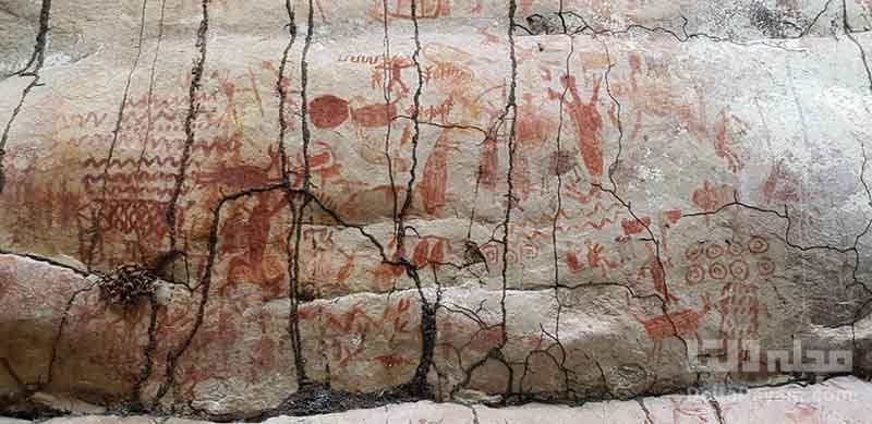 سنگ نگاره ۱۲ هزار ساله آمازون