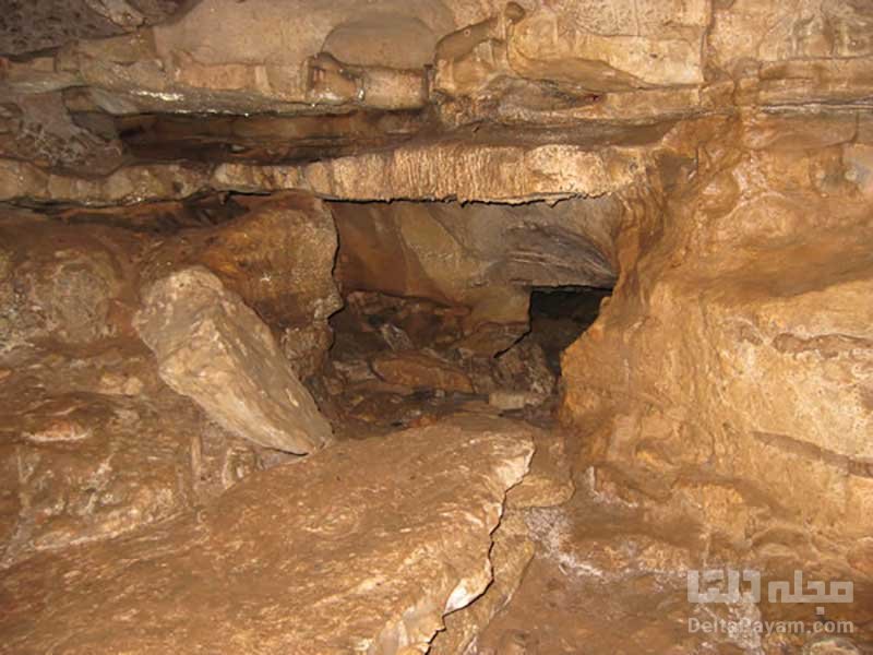 فضای داخلی غار