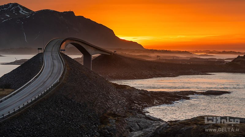 جاده اقیانوسی نروژ یکی از بهترین مسیرهای گردشگری