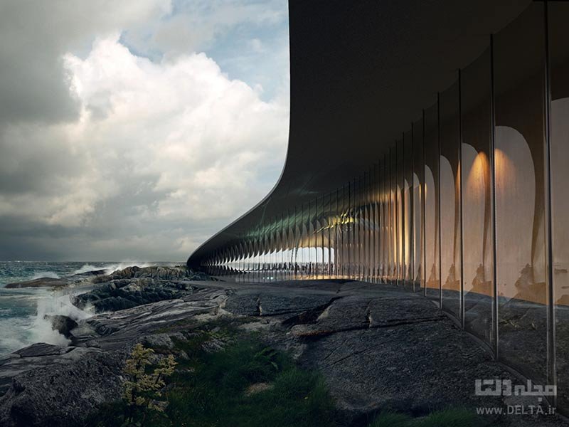 ساختمان نهنگ یا د وال در نروژ