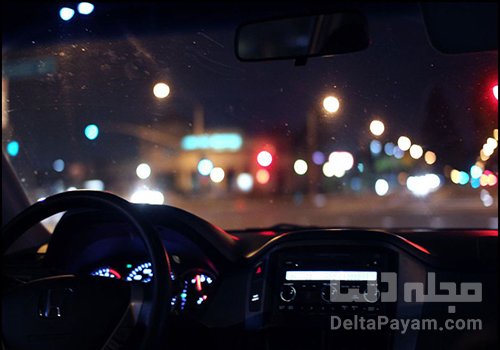 رانندگی در شب پیش نویس مطالب تلگرام