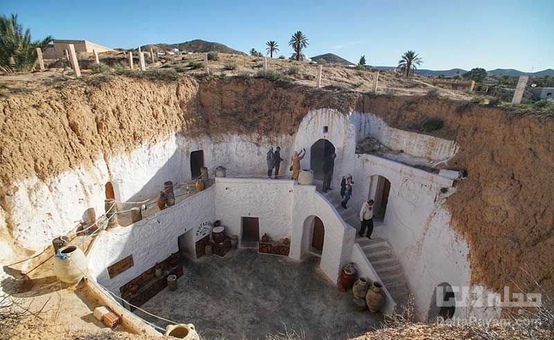 روستای زیرزمینی در تونس