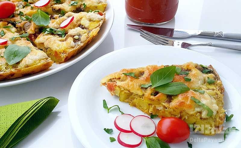 طرز تهیه املت تو پر