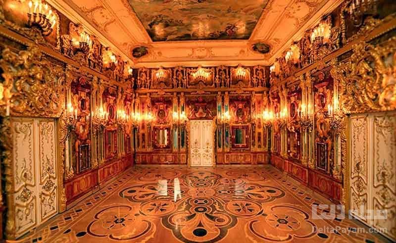 اتاق کهربا کاخ کاترین کبیر