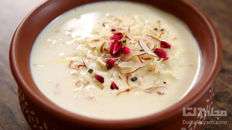 تهیه فرنی با آرد گندم