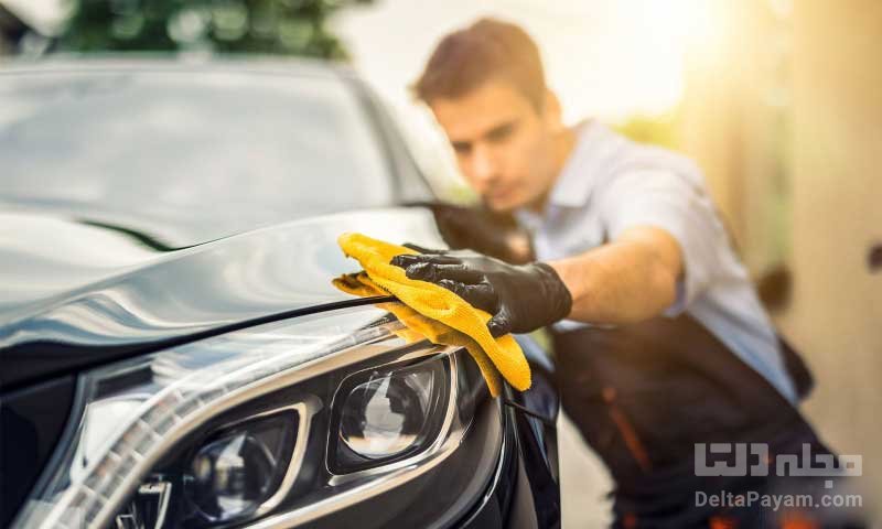 برق انداختن بدنه ماشین