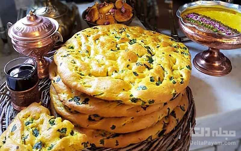 طرز تهیه نان کلانه کردستان 