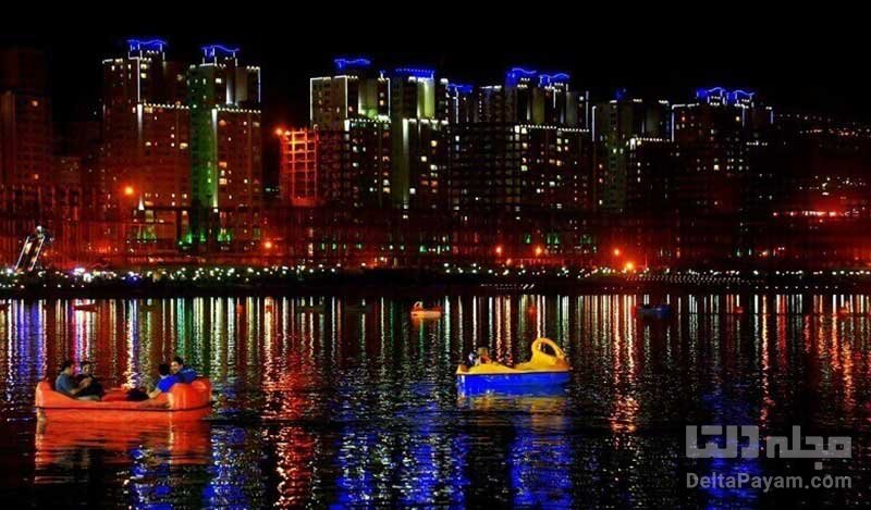 Chitgar Lake1 vaghtesobh بهترین تفریحات شبانه در تهران