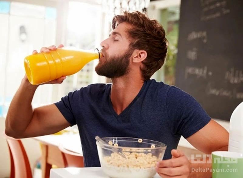 تداخلات غذایی ، آب پرتقال و شیر