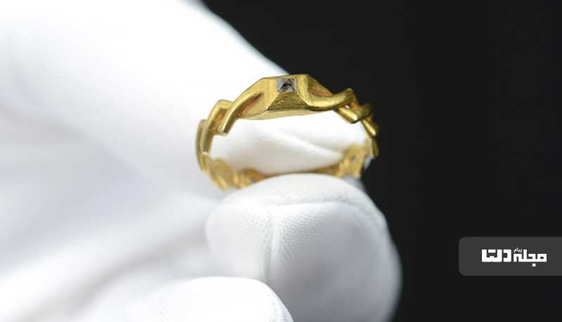 حلقه ازدواج قرون وسطی، در موزه بریتانیا