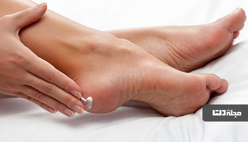 از بین بردن ترک پا