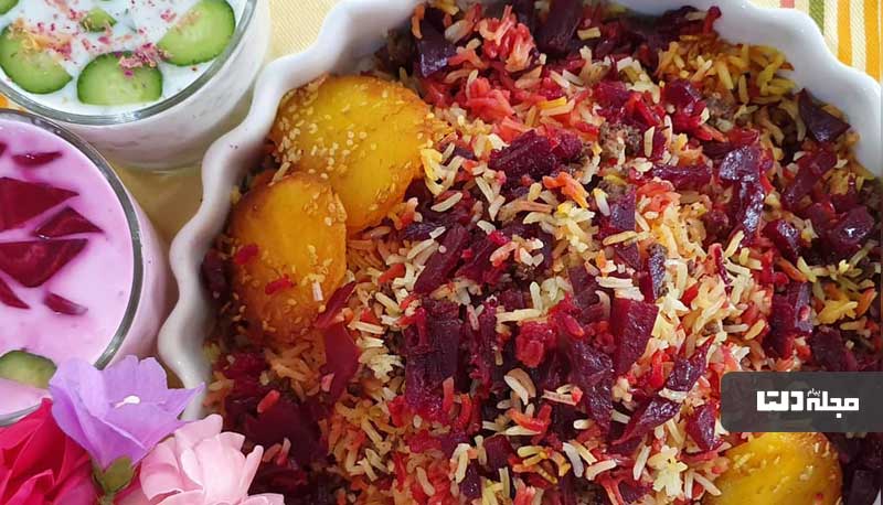 تهیه لبو پلو مجلسی