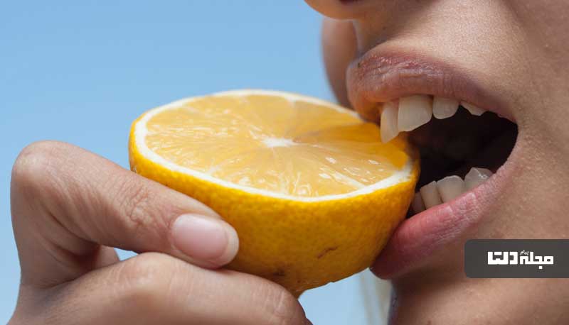 عوارض خوردن آبلیمو برای دندان
