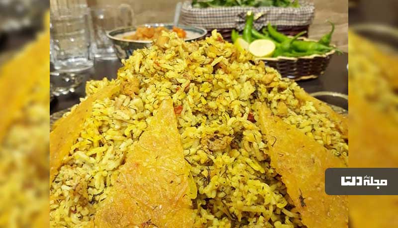 تهیه پلو بندری