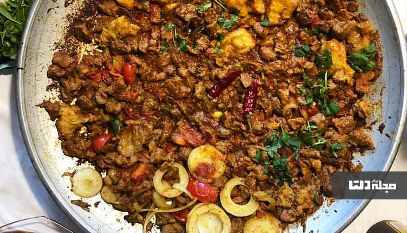 تهیه ساج کباب