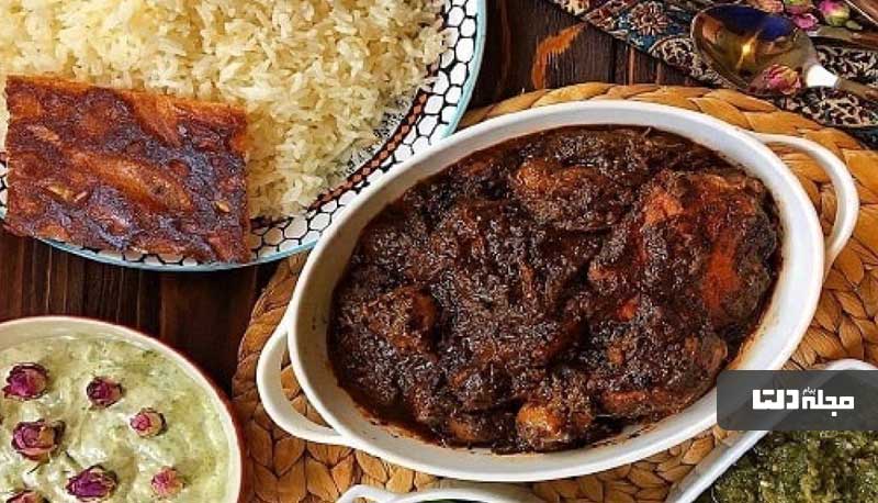 مرغ ترش تهرانی
